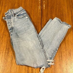 Abercrombie & Fitch Sky Blue High Rise Jeans